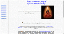 Desktop Screenshot of chicagomeditationgroup.org