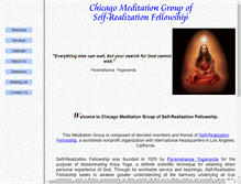 Tablet Screenshot of chicagomeditationgroup.org